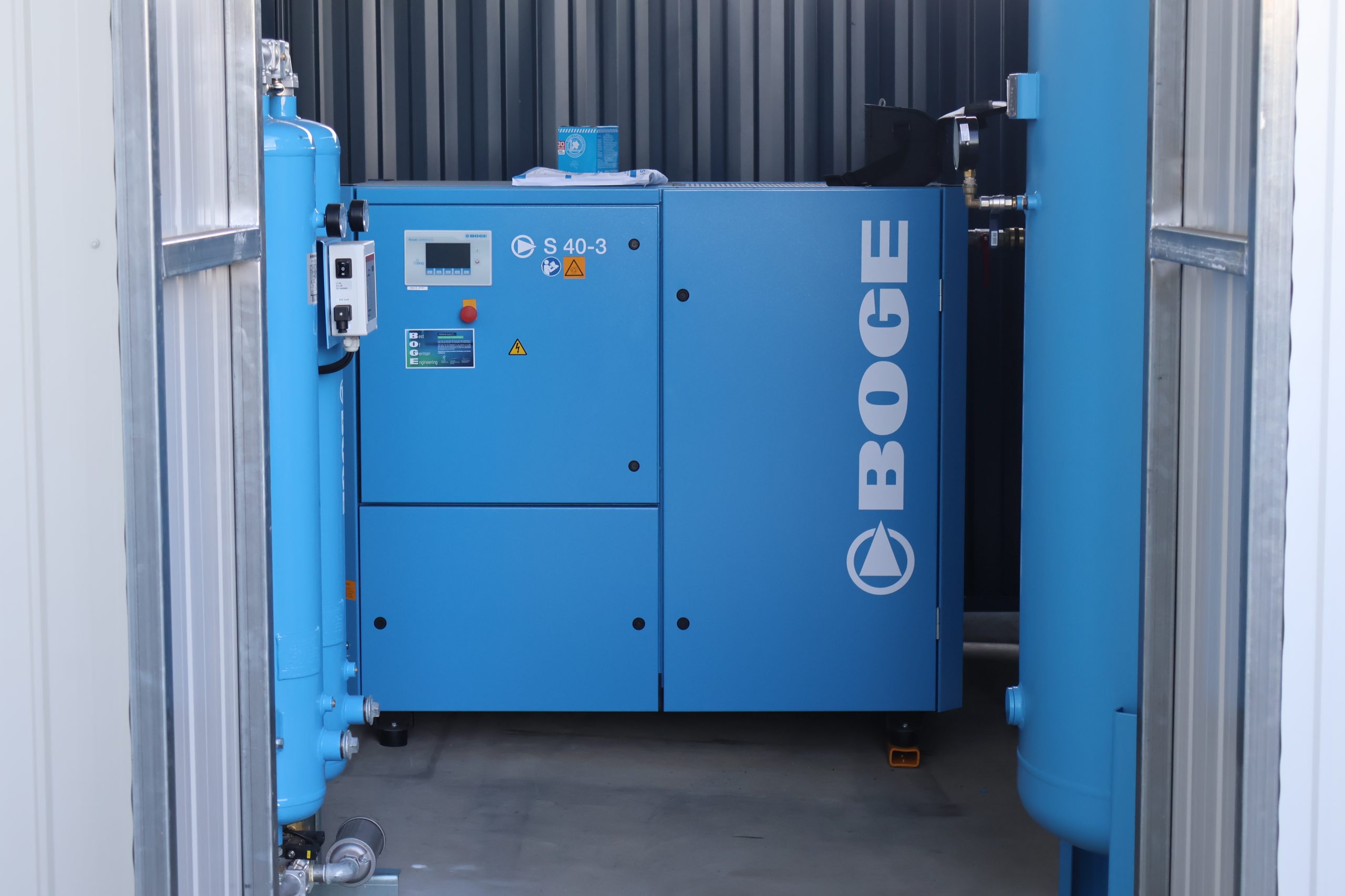Turnkey installation of compressed air system infrastructure